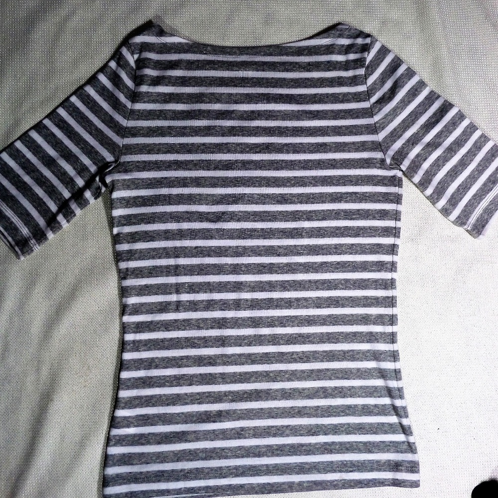 GAP Raglan Top white & grey stripes 650